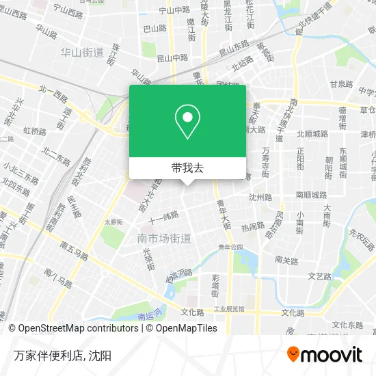 万家伴便利店地图
