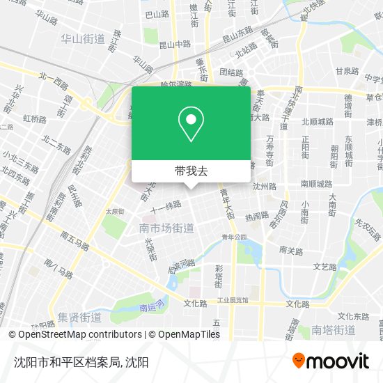 沈阳市和平区档案局地图