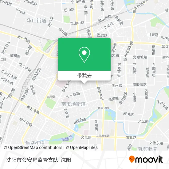 沈阳市公安局监管支队地图
