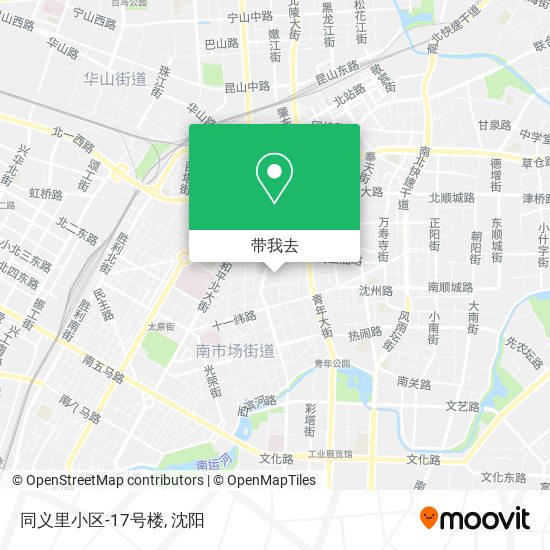 同义里小区-17号楼地图