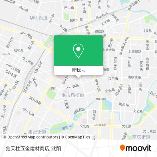 鑫天柱五金建材商店地图