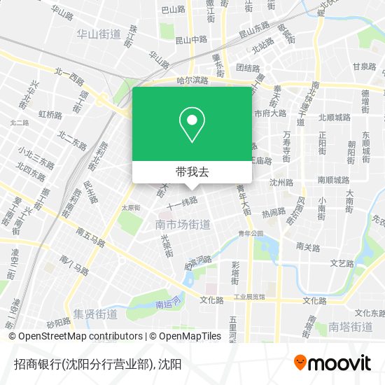 招商银行(沈阳分行营业部)地图