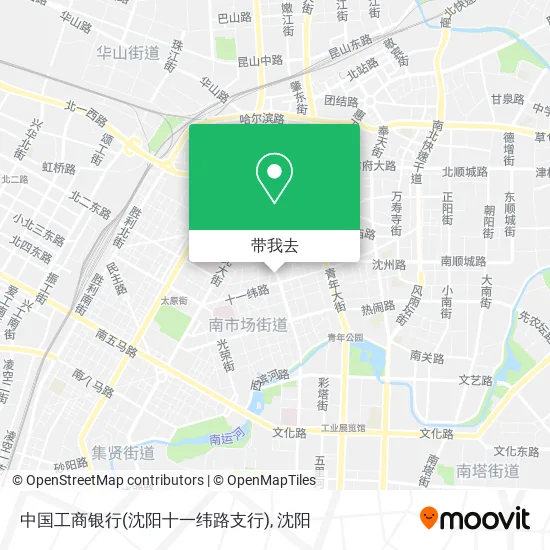 中国工商银行(沈阳十一纬路支行)地图