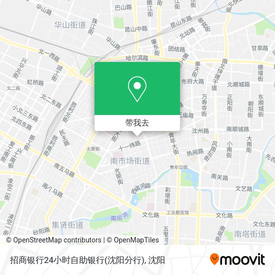 招商银行24小时自助银行(沈阳分行)地图