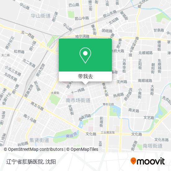 辽宁省肛肠医院地图