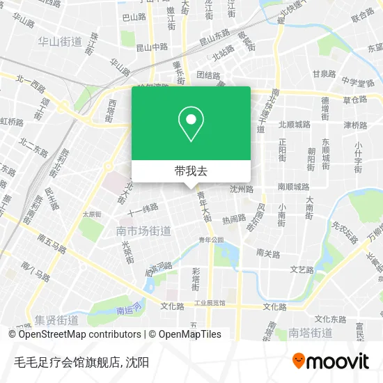 毛毛足疗会馆旗舰店地图