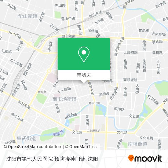 沈阳市第七人民医院-预防接种门诊地图
