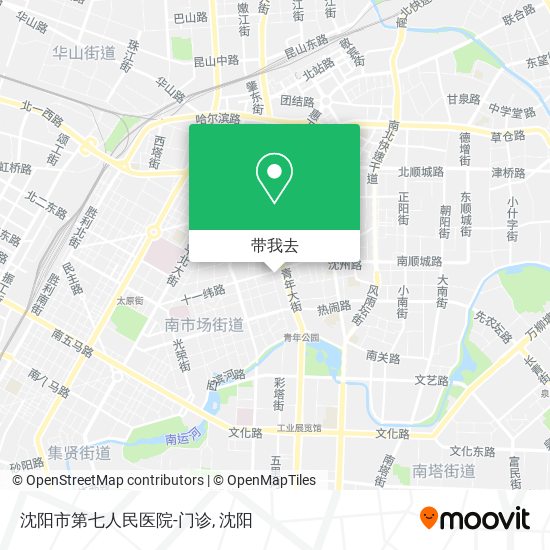 沈阳市第七人民医院-门诊地图