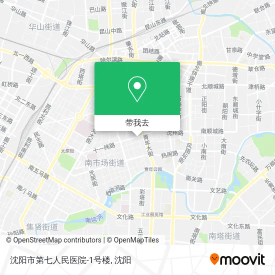 沈阳市第七人民医院-1号楼地图
