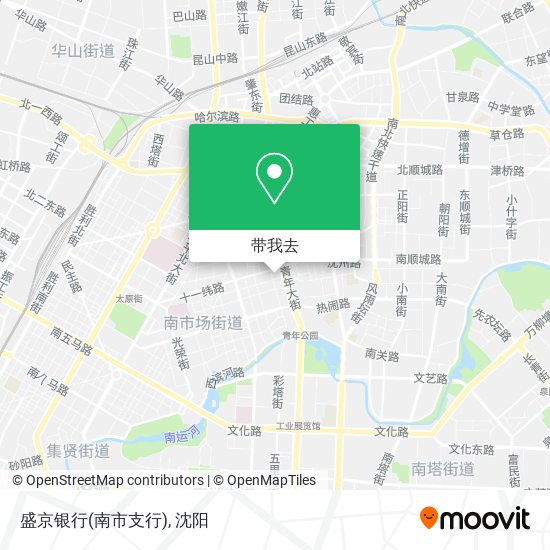 盛京银行(南市支行)地图