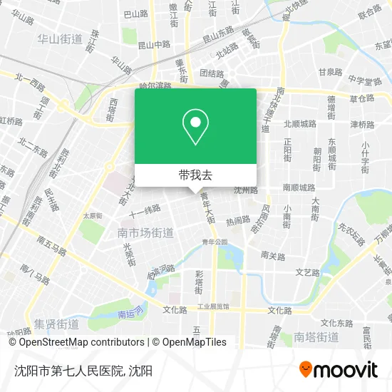 沈阳市第七人民医院地图