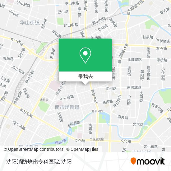 沈阳消防烧伤专科医院地图