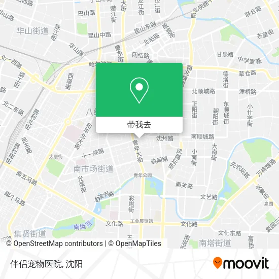 伴侣宠物医院地图