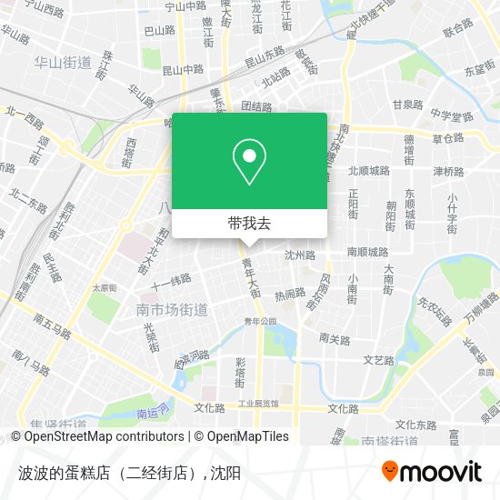 波波的蛋糕店（二经街店）地图