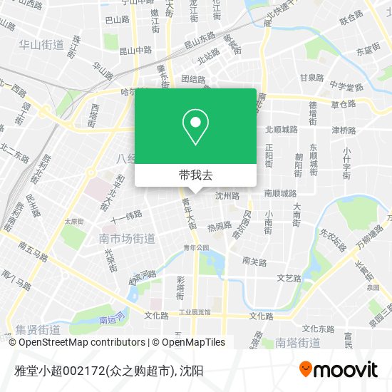 雅堂小超002172(众之购超市)地图