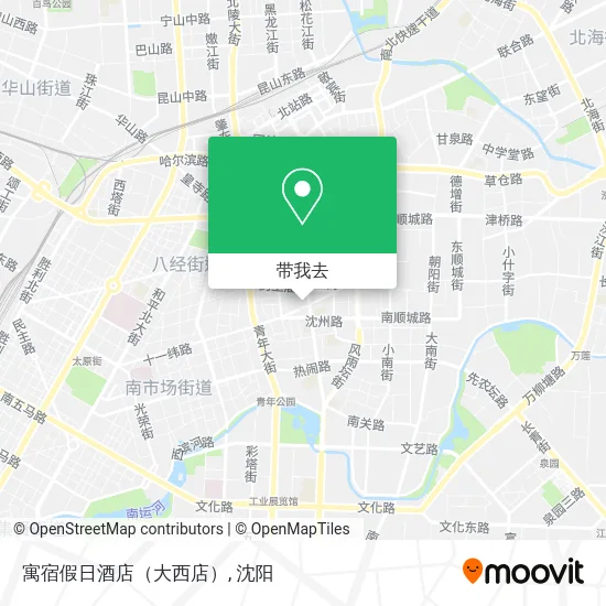 寓宿假日酒店（大西店）地图