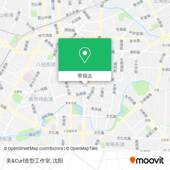 美&Curl造型工作室地图