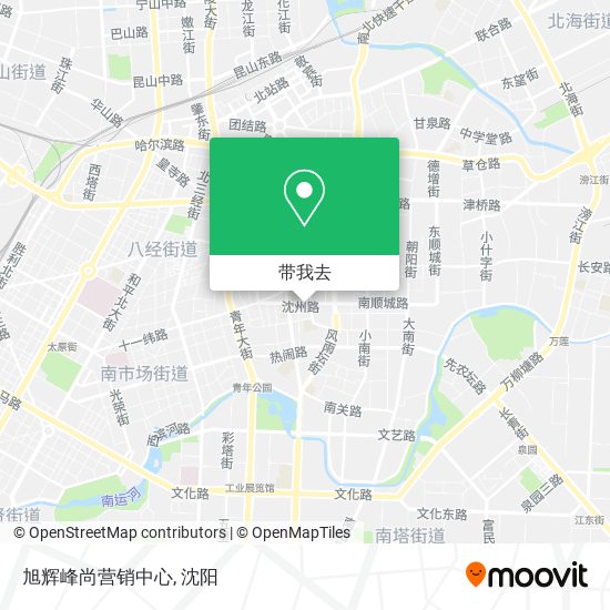 旭辉峰尚营销中心地图