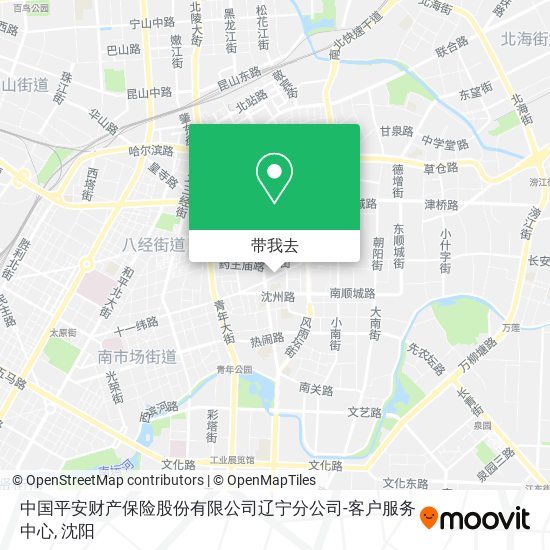 中国平安财产保险股份有限公司辽宁分公司-客户服务中心地图
