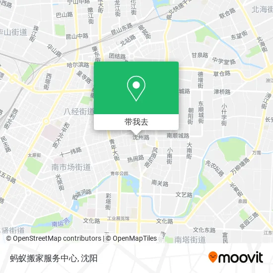 蚂蚁搬家服务中心地图