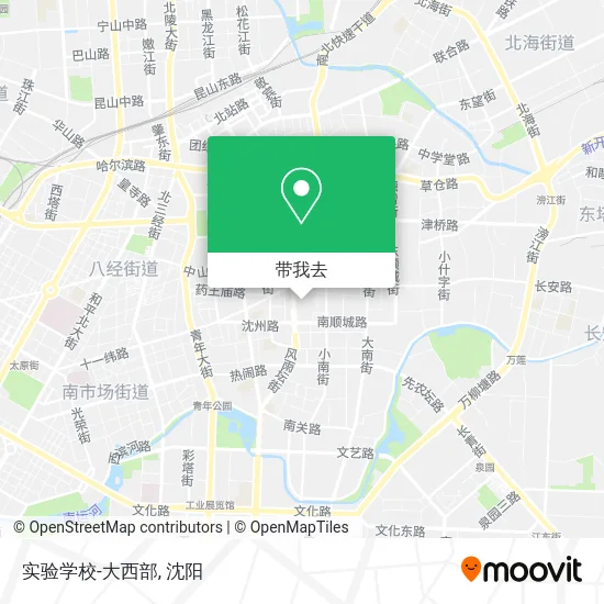 实验学校-大西部地图