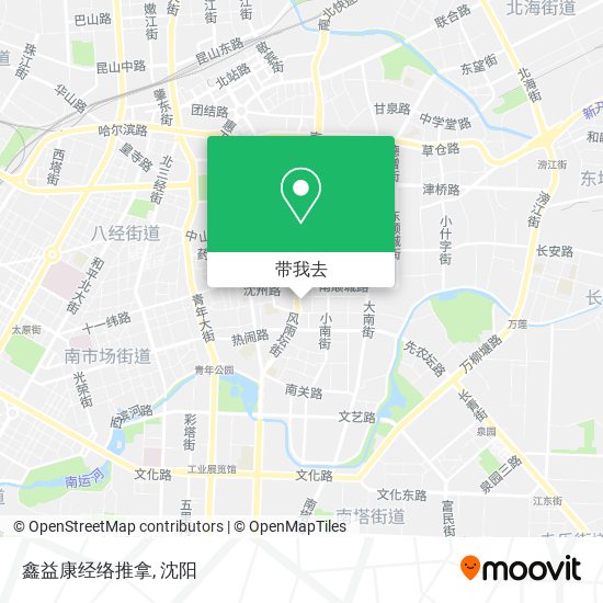 鑫益康经络推拿地图