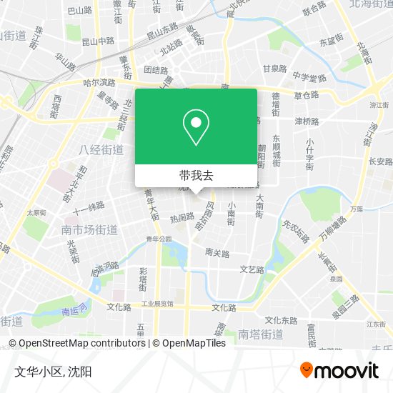 文华小区地图