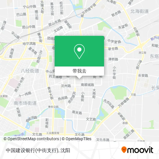 中国建设银行(中街支行)地图