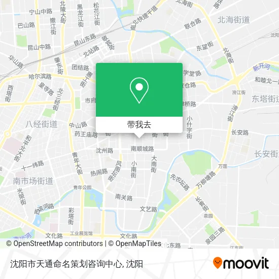 沈阳市天通命名策划咨询中心地图