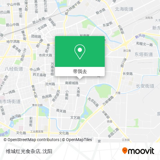 维城红光食杂店地图