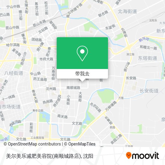 美尔美乐减肥美容院(南顺城路店)地图