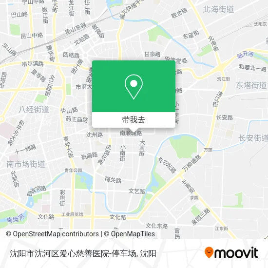 沈阳市沈河区爱心慈善医院-停车场地图