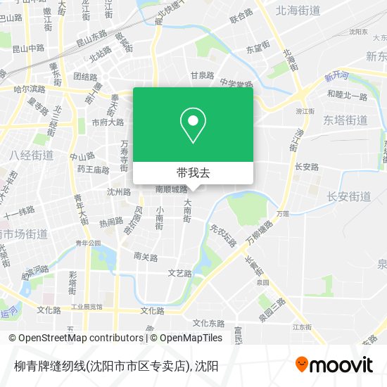 柳青牌缝纫线(沈阳市市区专卖店)地图