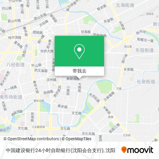 中国建设银行24小时自助银行(沈阳会合支行)地图