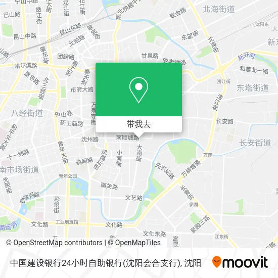 中国建设银行24小时自助银行(沈阳会合支行)地图