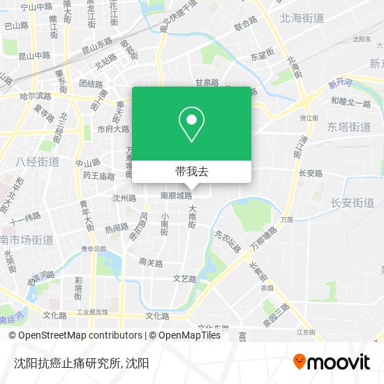 沈阳抗癌止痛研究所地图
