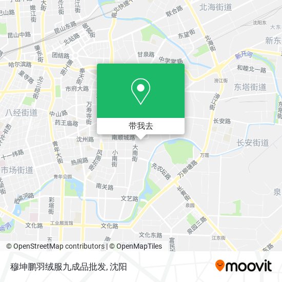 穆坤鹏羽绒服九成品批发地图
