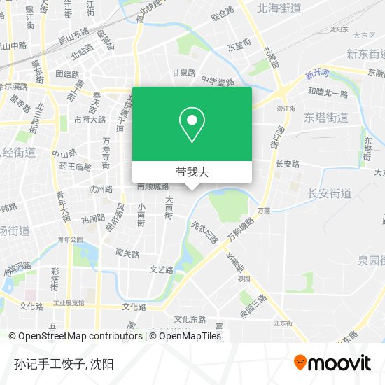 孙记手工饺子地图