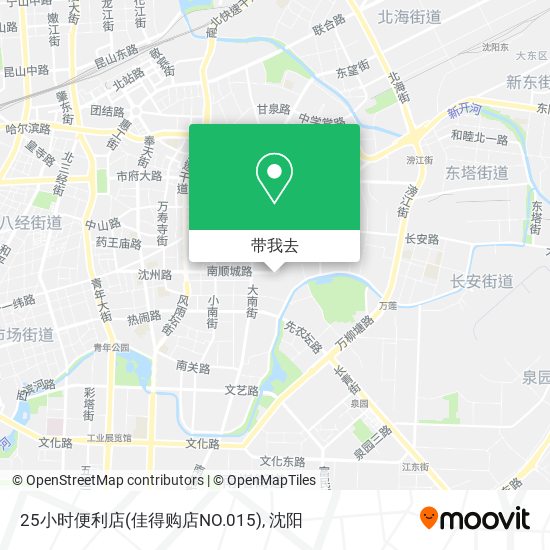 25小时便利店(佳得购店NO.015)地图