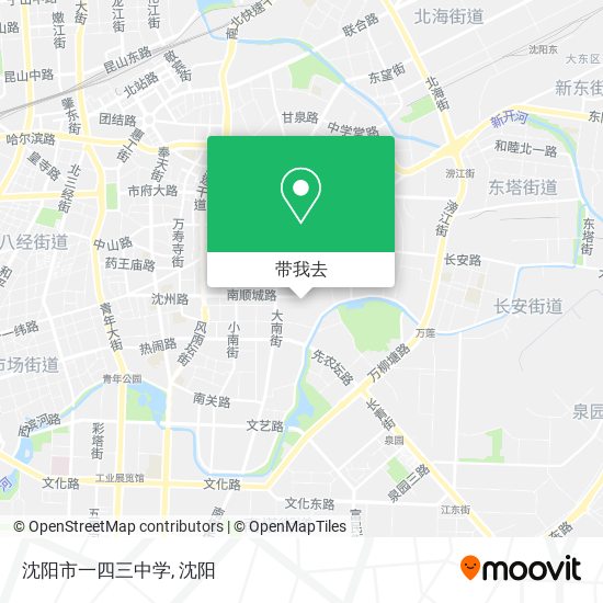 沈阳市一四三中学地图