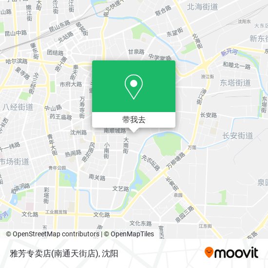 雅芳专卖店(南通天街店)地图
