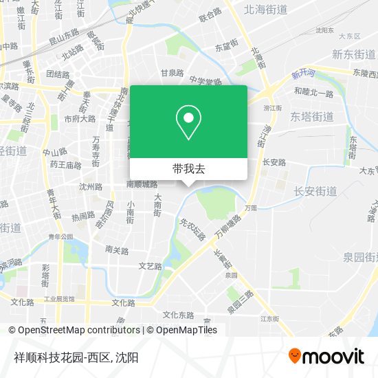 祥顺科技花园-西区地图