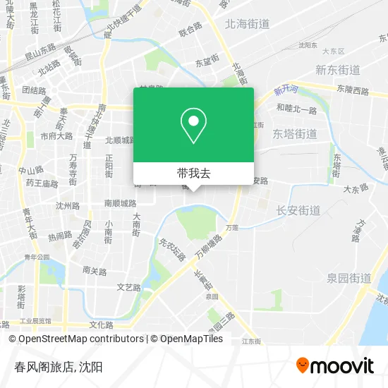 春风阁旅店地图