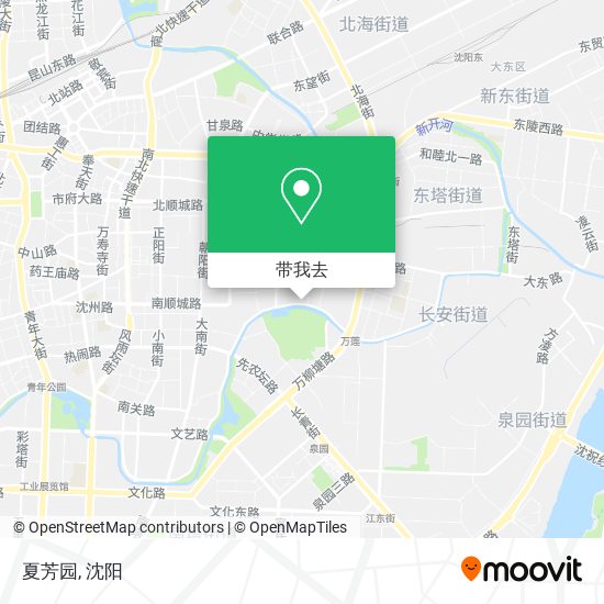 夏芳园地图