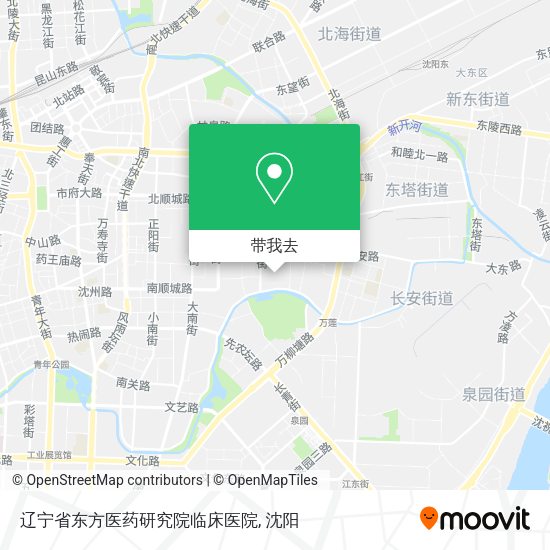 辽宁省东方医药研究院临床医院地图