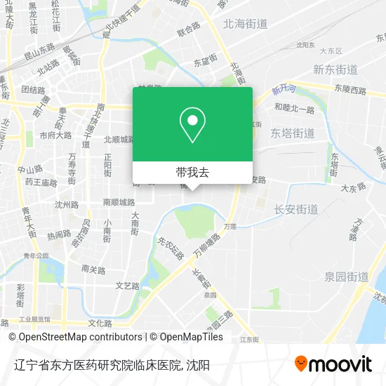 辽宁省东方医药研究院临床医院地图