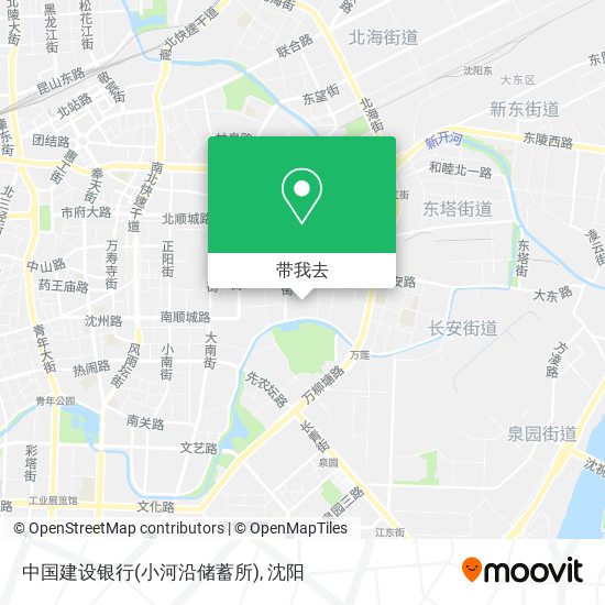 中国建设银行(小河沿储蓄所)地图