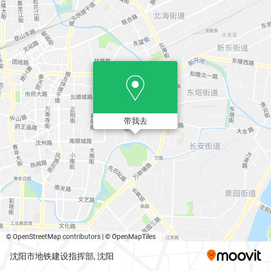 沈阳市地铁建设指挥部地图