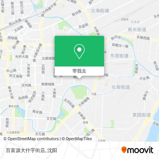 百富源大什字街店地图