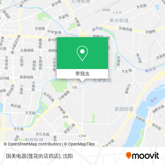 国美电器(莲花街店四店)地图